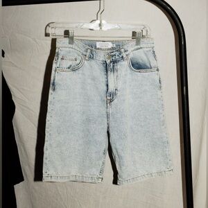 Light Blue Denim Shorts